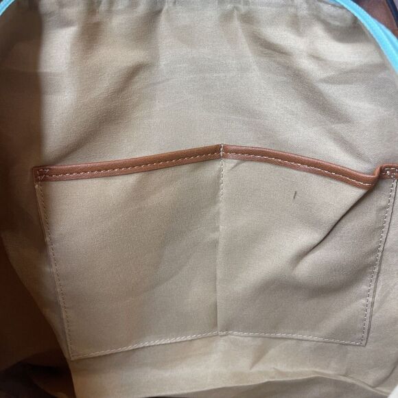 Mia And Tess Bag Brand New Tote And Shoulder Bag Turquoise  FALL Transition - Picture 7 of 12